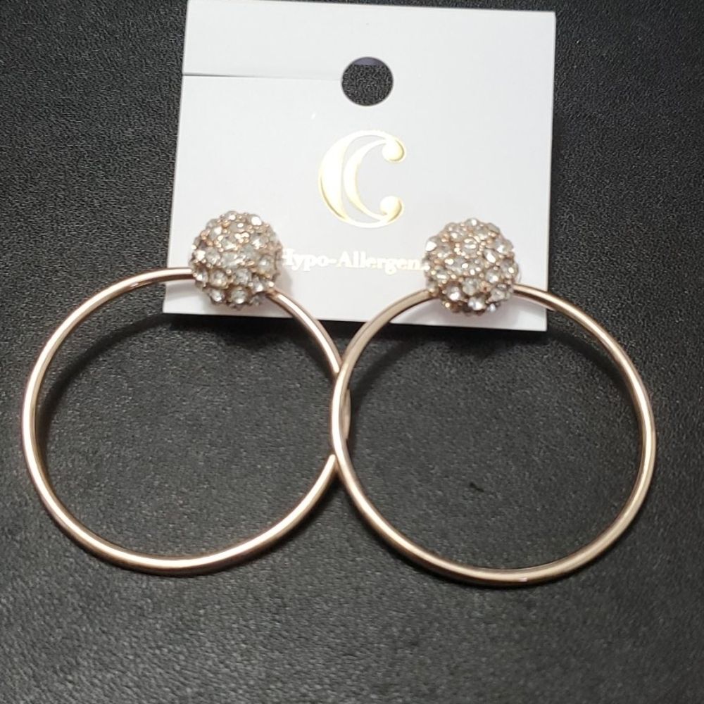 Charming Charlie rose gold tone earrings